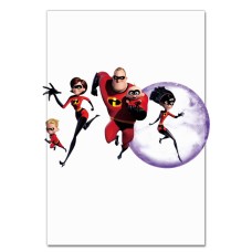 Notebooks A5 with print The Incredibles Main Heroes -