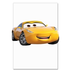 Notebooks A5 with print Cars Yellow Car -