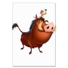 Notebooks A5 with print Timon And Pumbaa Main Characters -