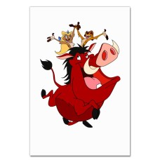 Notebooks A5 with print Timon And Pumbaa Funny Heroes -