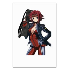 Notebooks A5 with print Code Geass Hero Kallen Stadtfeld -