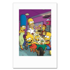 Notebooks A5 with print The Simpsons Cinema Family -
