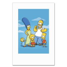 Notebooks A5 with print The Simpsons All Family -