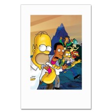 Notebooks A5 with print The Simpsons Main Characters -