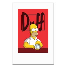 Notebooks A5 with print The Simpsons Homer Duff Beer -
