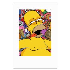 Notebooks A5 with print The Simpsons Homer With Food -