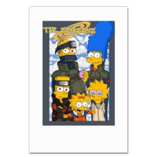Notebooks A5 with print The Simpsons Naruto Edition -