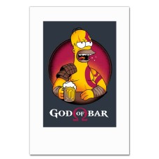 Notebooks A5 with print The Simpsons God Of Bar -