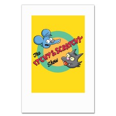 Notebooks A5 with print The Simpsons Itchy And Scratchy -