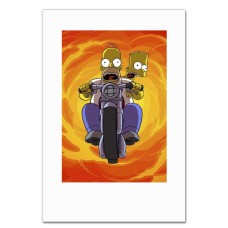Notebooks A5 with print The Simpsons Bart And Homer -