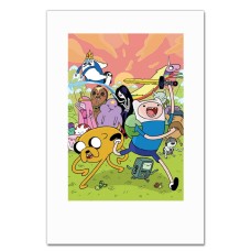 Notebooks A5 with print Adventure Time Running Heroes -