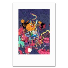 Notebooks A5 with print Adventure Time Monsters -