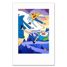 Notebooks A5 with print Adventure Time Ice King Battle -