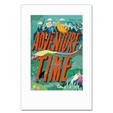 Notebooks A5 with print Adventure Time Red Logo -