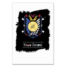 Notebooks A5 with print Senpai Sign -