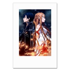 Notebooks A5 with print Sword Art Online Kirito And Asuna -
