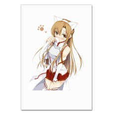 Notebooks A5 with print Sword Art Online Asuna Neko Hero -