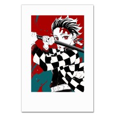 Notebooks A5 with print Demon Slayer Kimetsu No Yaiba Tanjirou Kamado Art -