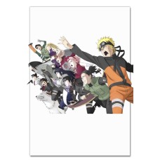 Блокнот А5 с принтом Наруто Герои -