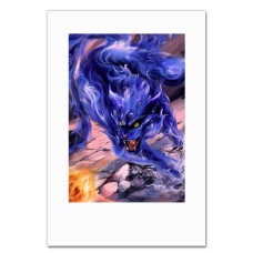 Блокнот А5 с принтом Наруто Волк -