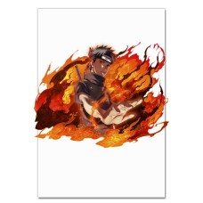 Блокнот А5 с принтом Наруто Огонь Принт -