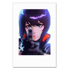 Notebooks A5 with print Ghost In The Shell Motoko Kusanagi -