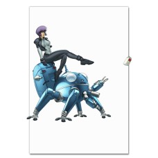Notebooks A5 with print Ghost In The Shell Motoko -
