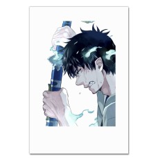 Notebooks A5 with print Blue Exorcist Sword Print -