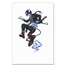 Notebooks A5 with print Blue Exorcist Print -