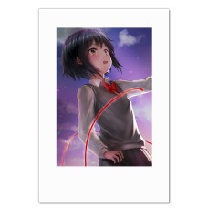 Notebooks A5 with print Your Name Mitsuha Miyamizu Hero -