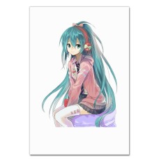 Notebooks A5 with print Hatsune Miku Smiling -