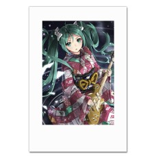Notebooks A5 with print Hatsune Miku Guitar -