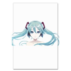 Notebooks A5 with print Hatsune Miku Face -
