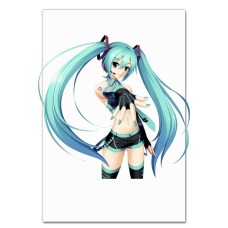 Notebooks A5 with print Hatsune Miku Girl Music -