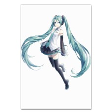 Notebooks A5 with print Hatsune Miku Beautiful Girl -