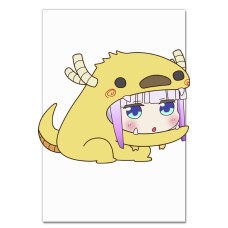 Блокнот А5 с принтом Кобаяши И Её Горничная-Дракон Канна Прикольная Монстр -