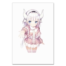 Блокнот А5 с принтом Кобаяши И Её Горничная-Дракон Прикольная Канна Камуи -