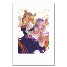 Блокнот А5 с принтом Кобаяши И Её Горничная-Дракон Канна И Тору -