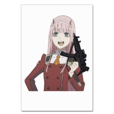 Notebooks A5 with print Darling In The Franxx Dangerous Zero Two -