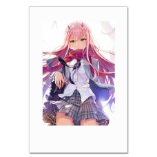Notebooks A5 with print Darling In The Franxx Cute Zero Two Hero -
