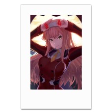 Notebooks A5 with print Darling In The Franxx Perfect Zero Two Hero -