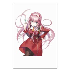 Notebooks A5 with print Darling In The Franxx Print Beautiful Zero Two -