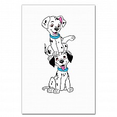 Notebooks A5 with print 101 Dalmatians Puppies -