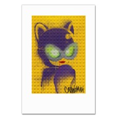 Блокнот А5 с принтом Лего Женщина Кошка -