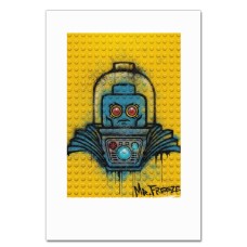 Блокнот А5 с принтом Лего Мистер ФрИз -