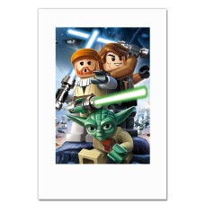 Блокнот А5 с принтом Лего Звездные Войны Герои -