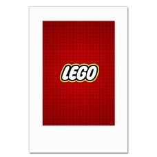 Блокнот А5 с принтом Лего Логотип Красный -