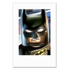 Блокнот А5 с принтом Лего Бэтмен Лицо -