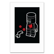 Notebooks A5 with print Lego Black And White -