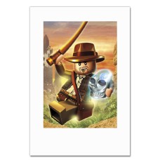 Блокнот А5 с принтом Лего Индиана Джонс Череп -